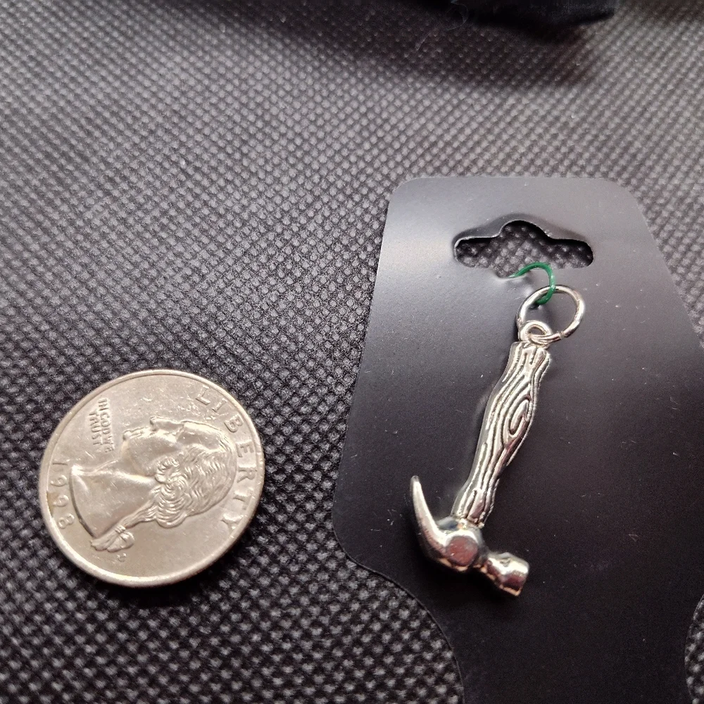 Hammer Craftsman Carpenter Handyman maintenance tool Charm Pendant